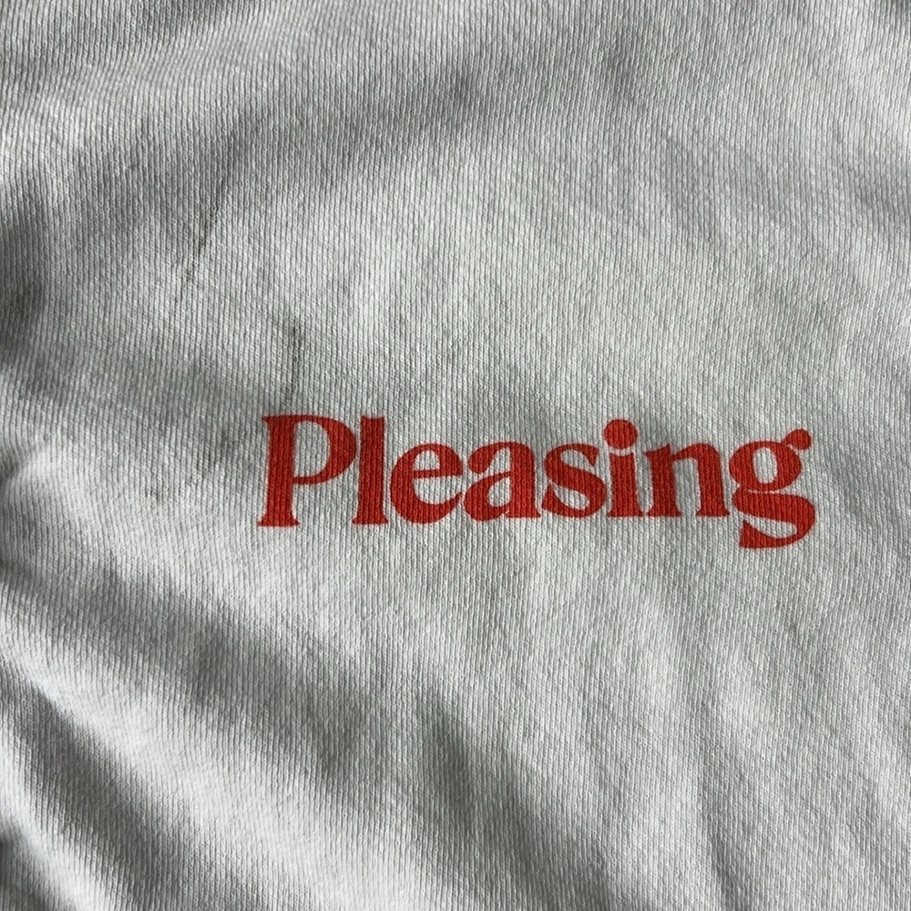 Pleasing Sweatshirt White The AstroMilk Man Zip Up Hoodie Size XXL Harry Styles - Picture 5 of 13